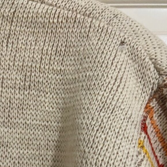 VINTAGE Pendleton Virgin Wool Harding Sweater Chief Joseph Pattern Size L - Picture 11 of 16